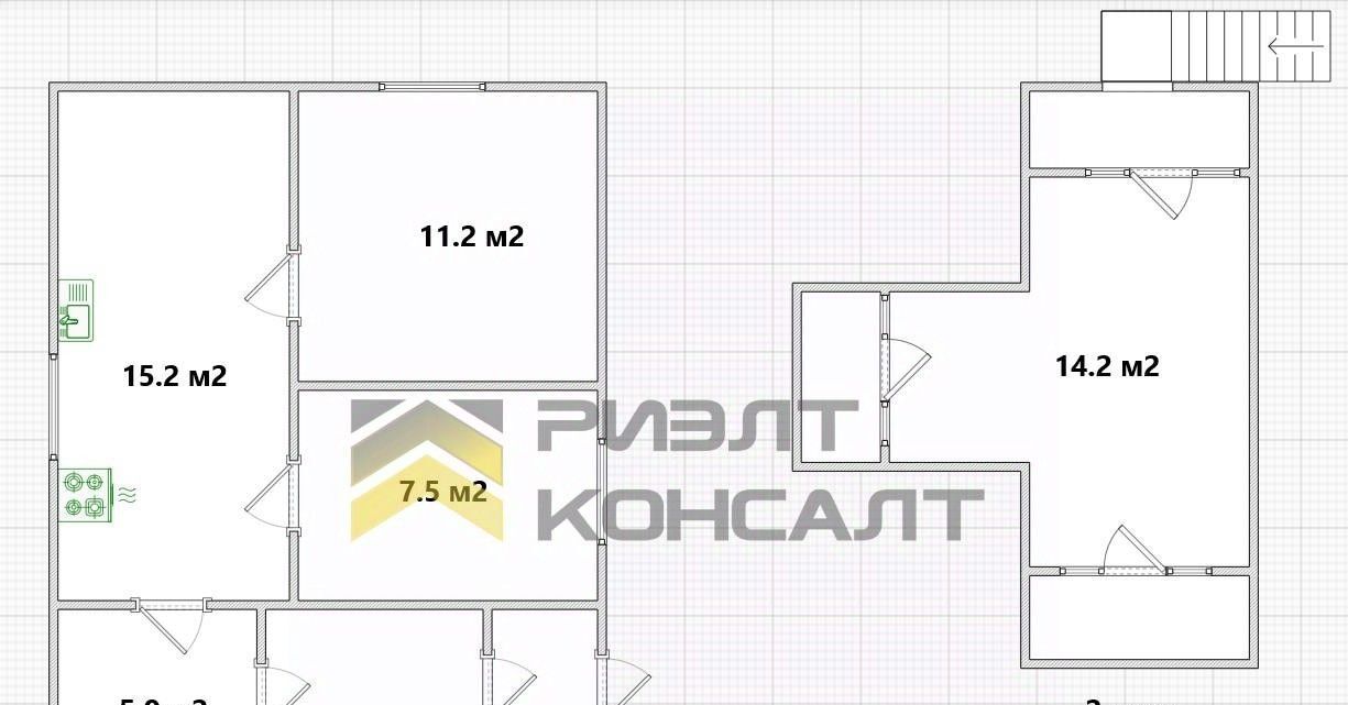 дом г Омск р-н Октябрьский снт Восток аллея 1-я Садовая, 26 фото 18