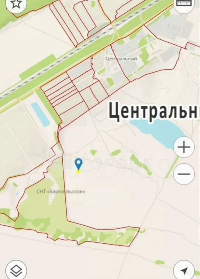 земля г Барнаул с Лебяжье п Центральный пер Пятигорский р-н Центральный мкр-н Благодатное фото 2
