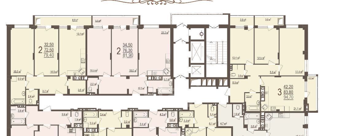 квартира г Белгород Западный ул Губкина 54к/1 фото 20