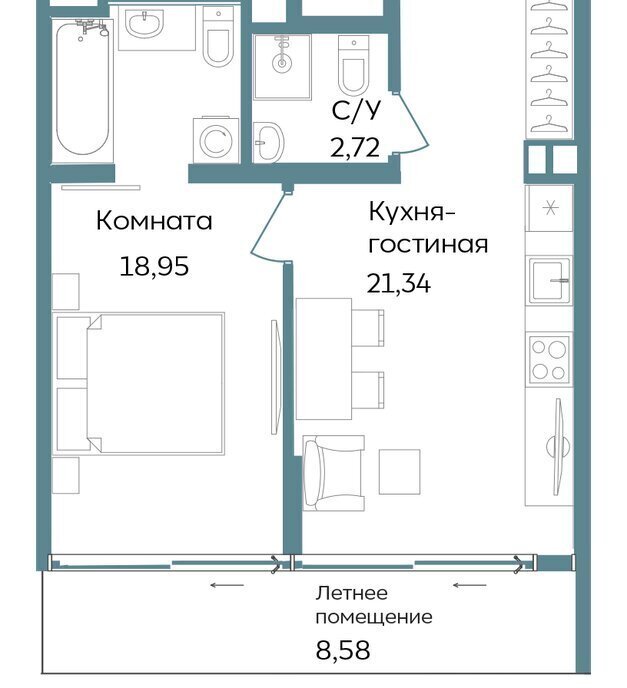 квартира г Саки TEMPO курортный кластер Темпо фото 1