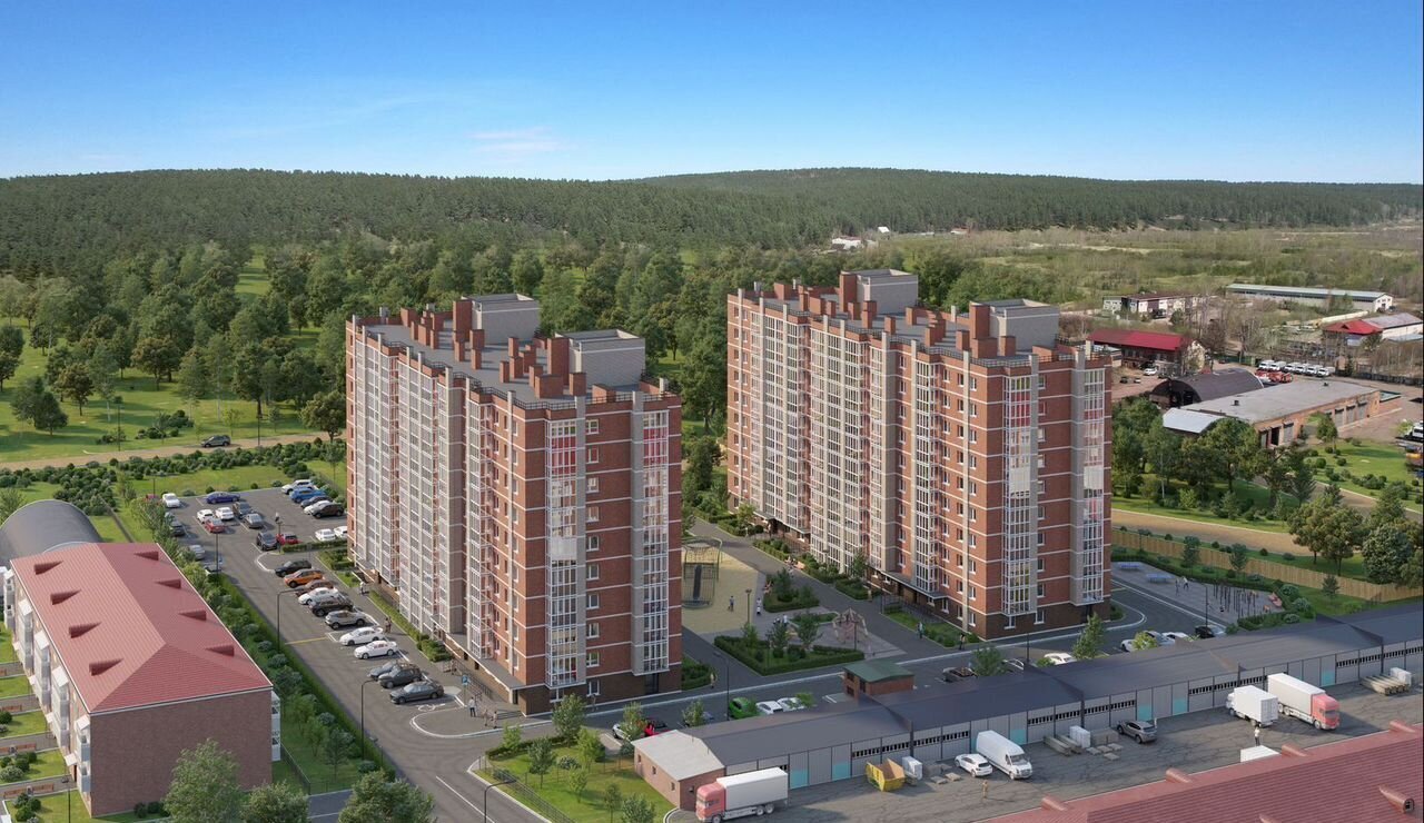 квартира г Иркутск р-н Правобережный ул Сарафановская 83 ЖК "СВОИ ВМЕСТЕ" Правобережный административный округ фото 2