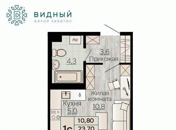 квартира г Пермь р-н Орджоникидзевский ул Кавказская 13к/1 фото 1