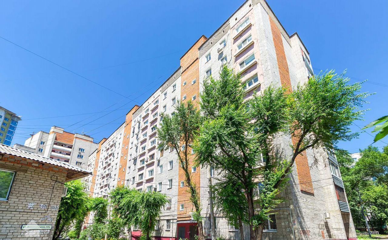 квартира г Хабаровск р-н Центральный ул Дикопольцева 45 фото 19