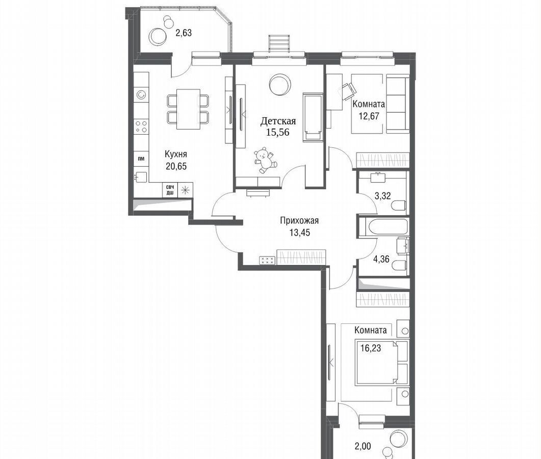 квартира г Одинцово ул Северная 4 Одинцово фото 1