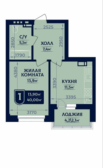 квартира г Абакан ул Советская 20 фото 1