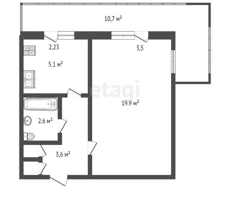квартира г Саки ул Ивановой 5 фото 1