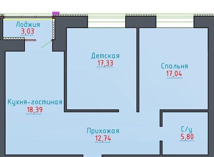 квартира г Оренбург р-н Ленинский ул Уральская 2д фото 13