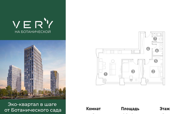 метро Фонвизинская ул Ботаническая 29 ЖК Very муниципальный округ Марфино фото