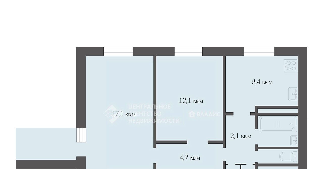 квартира г Рязань р-н Советский ул Есенина 112 фото 2