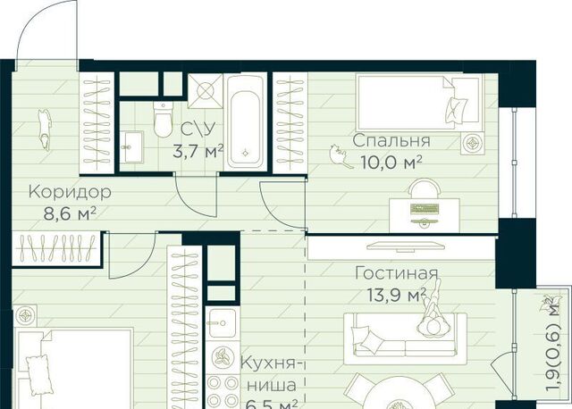 р-н Октябрьский Глумилино жилрайон, Урман Сити жилой комплекс фото