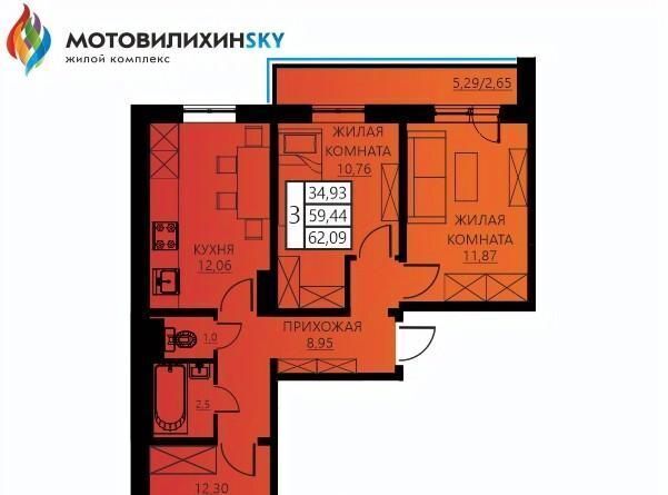 р-н Мотовилихинский ул Гашкова 53к/3 фото