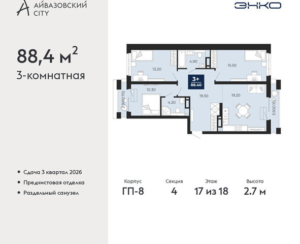квартира ЖК Айвазовский фото