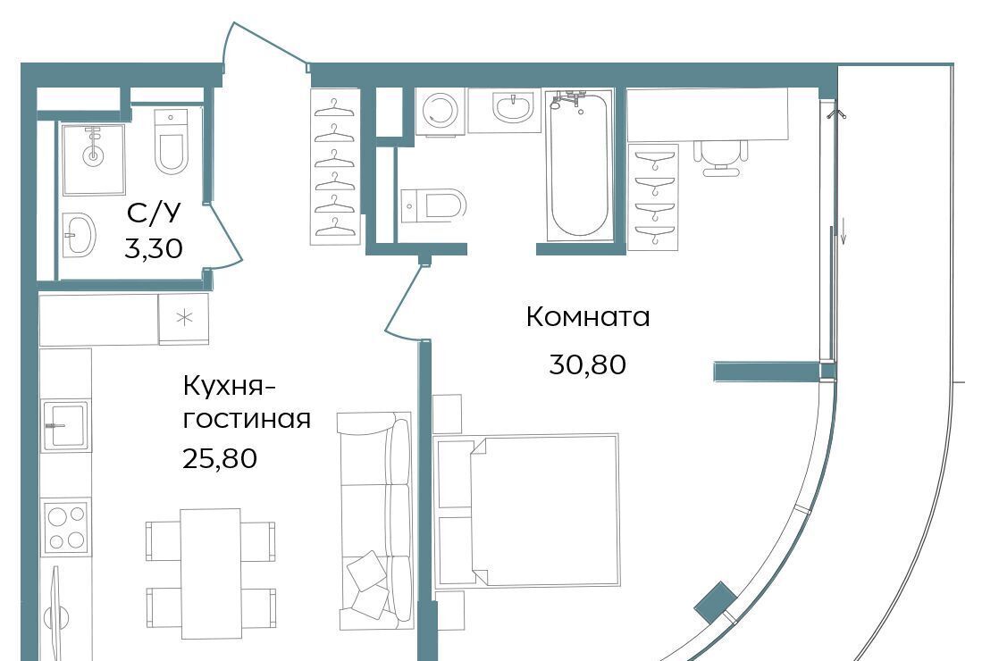 квартира г Саки ул Морская фото 1
