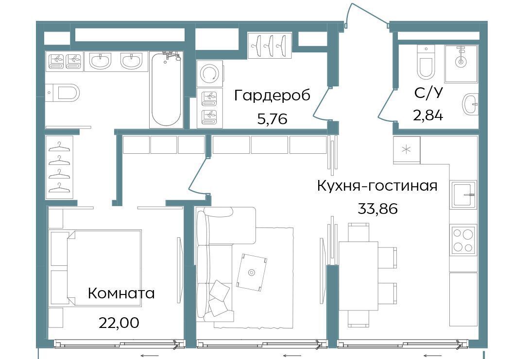 квартира г Саки ул Морская фото 1
