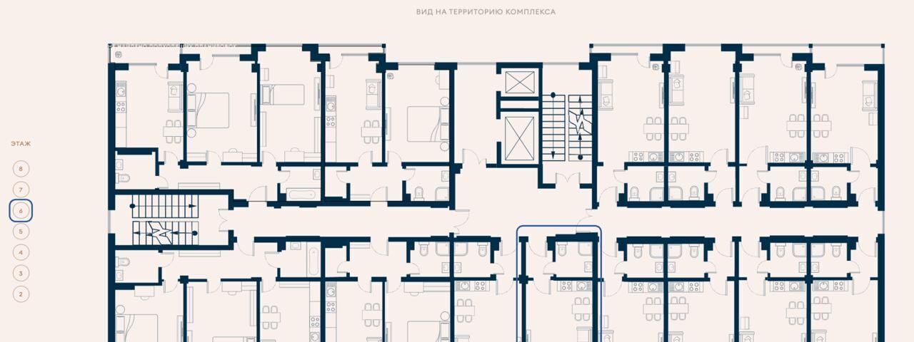 квартира г Евпатория пгт Заозерное апарт-комплекс «Новая Керкинитида» Новая Керкинитида жилой комплекс фото 2