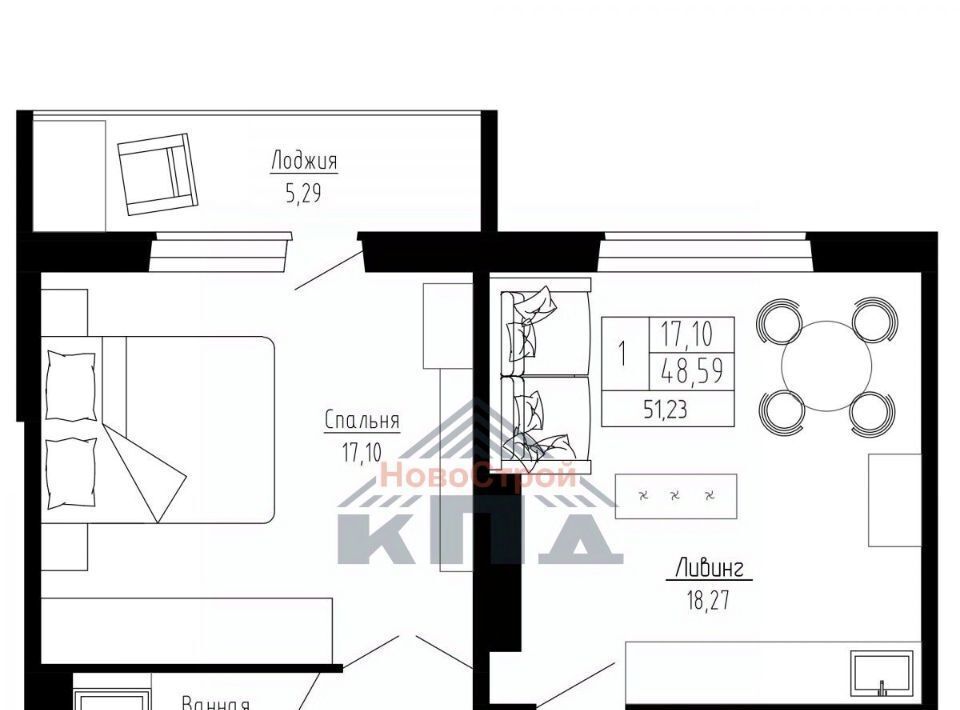 квартира г Омск р-н Центральный ЖК «Шебалдина 4» Центральный АО фото 1