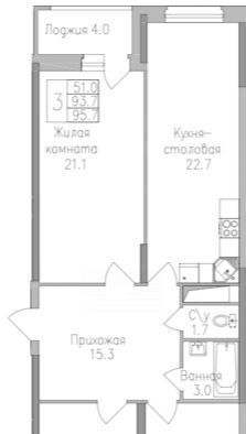 квартира г Липецк р-н Правобережный ул Тельмана 1 ЖК «Поколение» фото 12