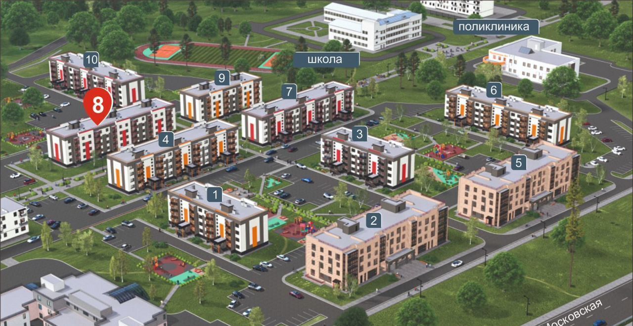 квартира г Кострома р-н мкр Содружество з/у 11, р-н Заволжский фото 9