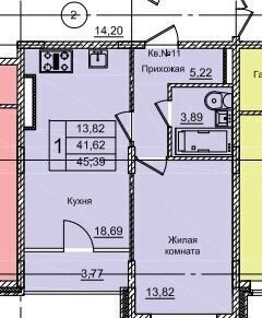 квартира г Курск р-н Железнодорожный ул Усадебная 2а фото 5