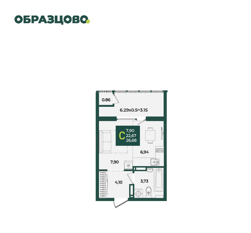 р-н Прикубанский ЖК Образцово фото