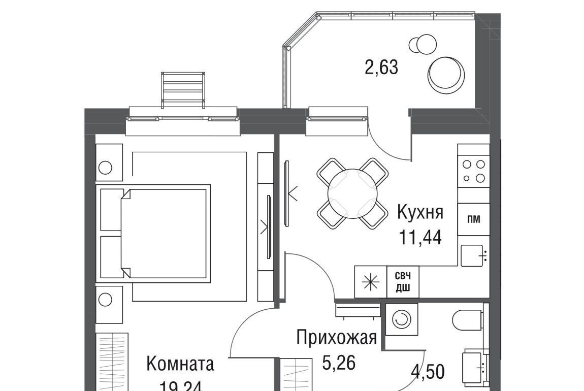 квартира г Одинцово ЖК «Одинбург» Рассказовка фото 1