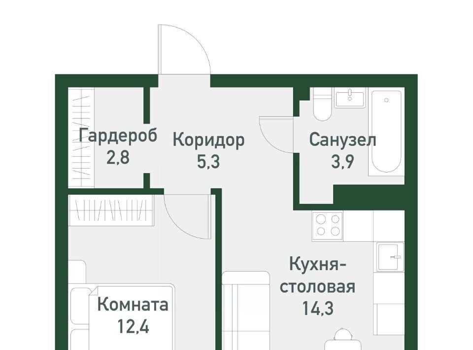 квартира г Челябинск Западный Привилегия мкр, ул. Спортивная, 5А фото 1