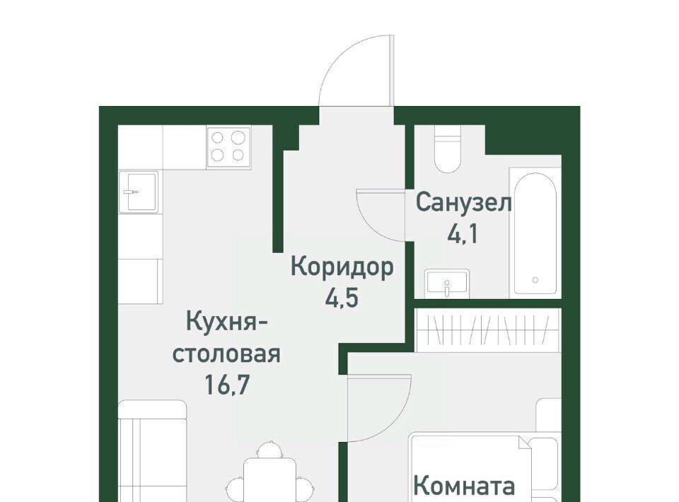 квартира г Челябинск Западный Привилегия мкр, ул. Спортивная, 5А фото 1