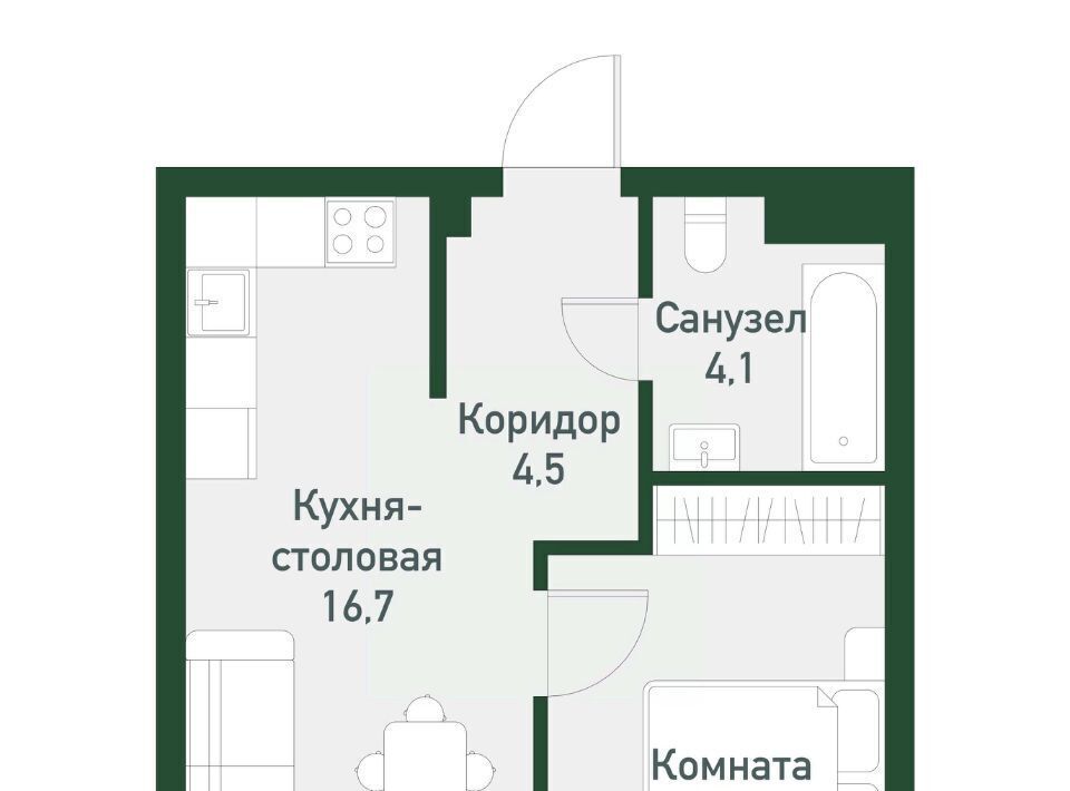 квартира г Челябинск Западный Привилегия мкр, ул. Спортивная, 5А фото 1
