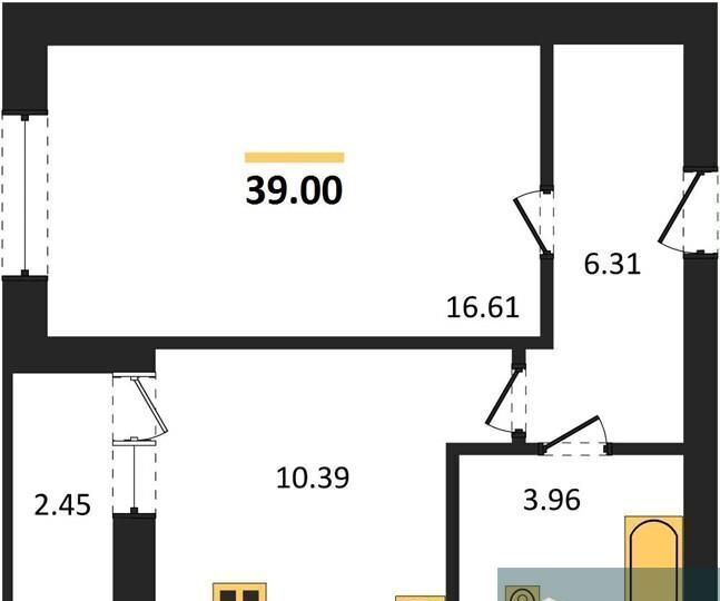 квартира г Воронеж р-н Коминтерновский ул Елецкая 5а ЖД «8 ГРАНЕЙ» фото 1