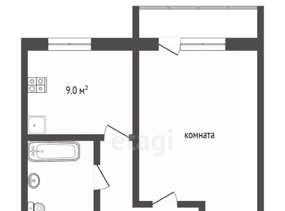 квартира г Муром Южный ул Энгельса 21 фото 2