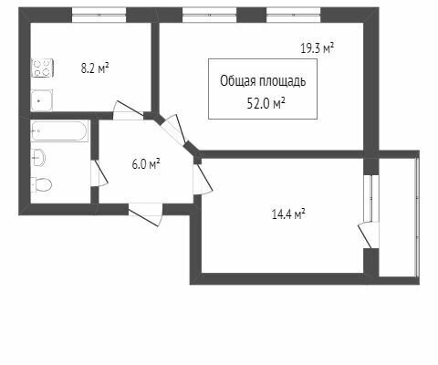 квартира г Томск р-н Октябрьский проезд Иркутский 11а фото 1