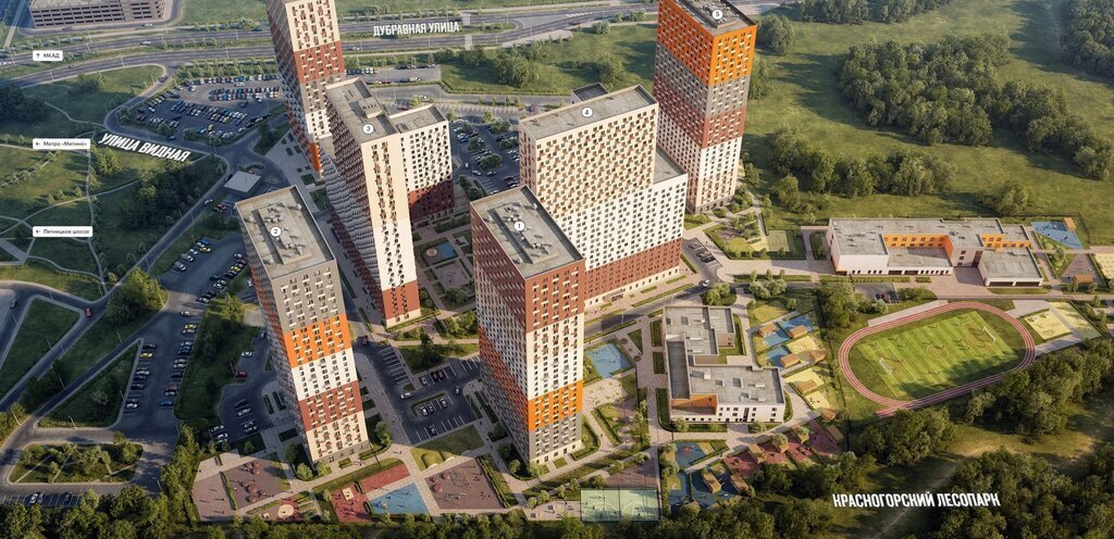 квартира г Красногорск ул Видная 2 Митино фото 17