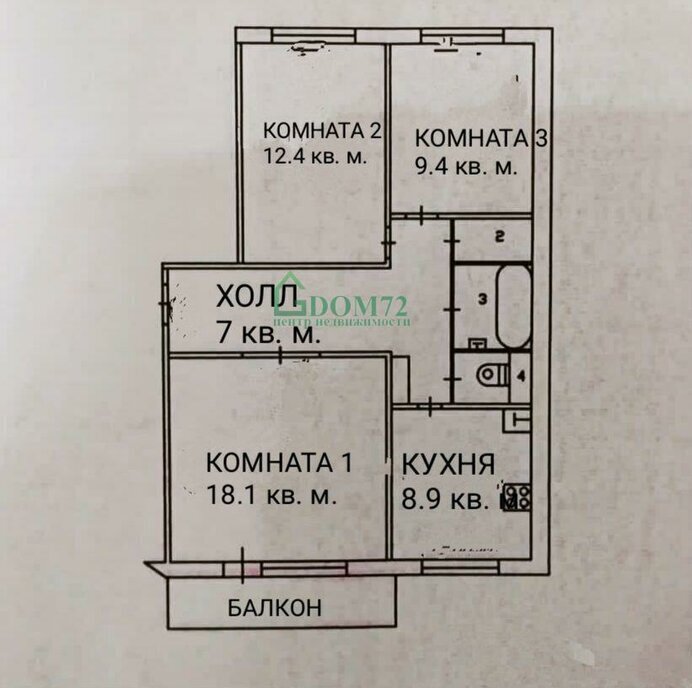 квартира г Тобольск р-н мкр 9 14 фото 2
