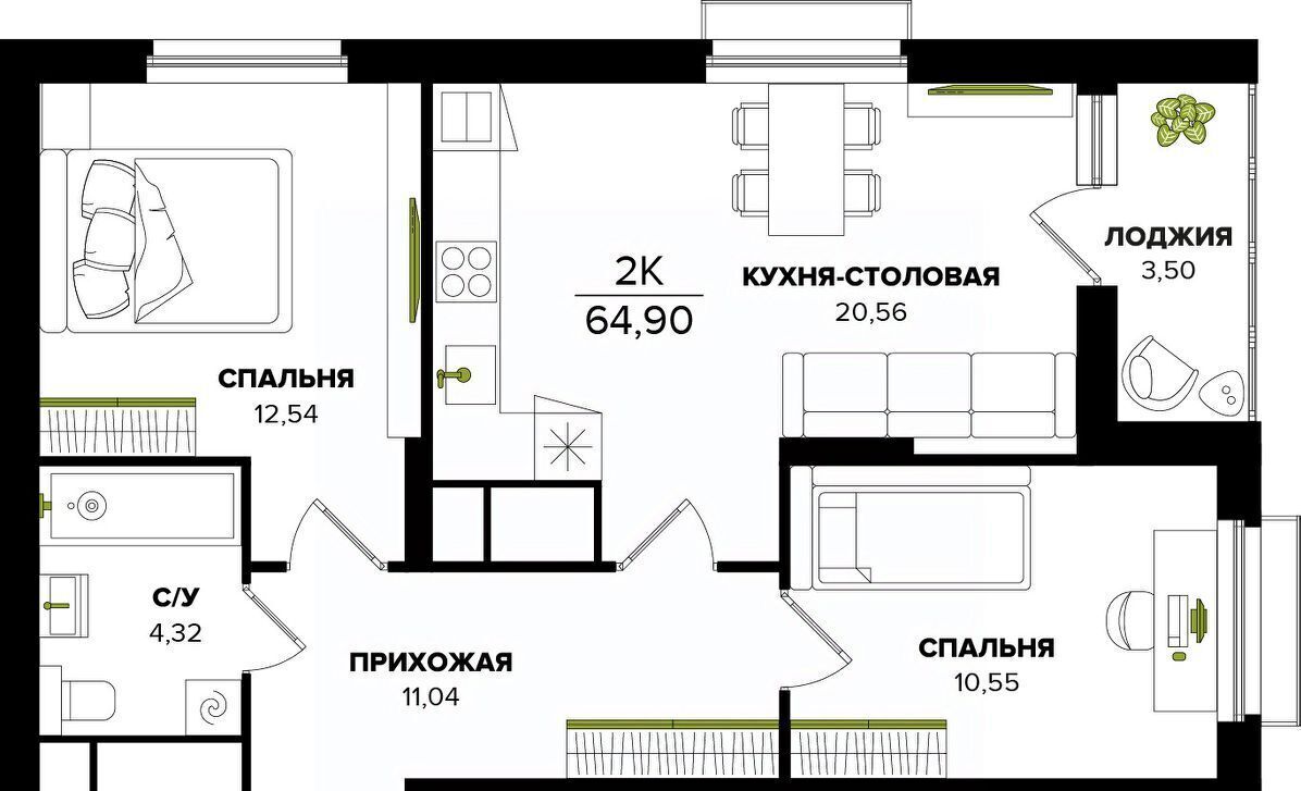 квартира г Тула р-н Центральный фото 1