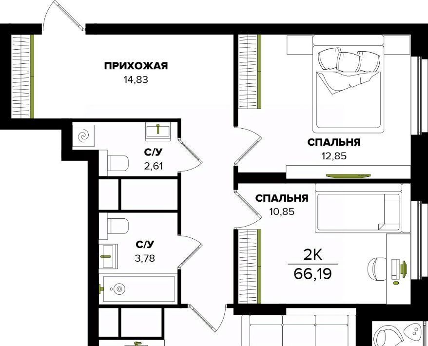 квартира г Тула р-н Центральный фото 1