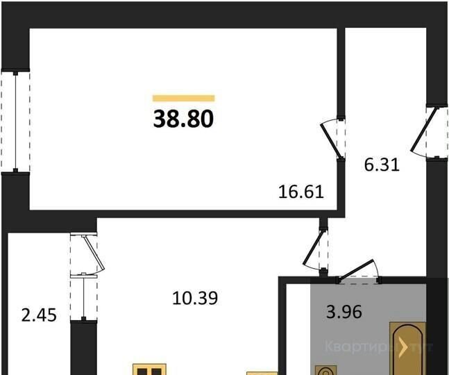 квартира г Воронеж р-н Коминтерновский ул Елецкая 5а ЖД «8 ГРАНЕЙ» фото 1