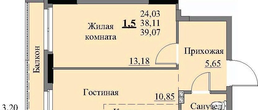 квартира г Ижевск р-н Устиновский Автопроизводство жилрайон, 3-й мкр, Арден на Ворошилова жилой комплекс фото 1