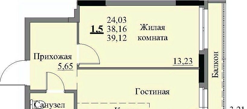 квартира г Ижевск р-н Устиновский Автопроизводство жилрайон, 3-й мкр, Арден на Ворошилова жилой комплекс фото 1