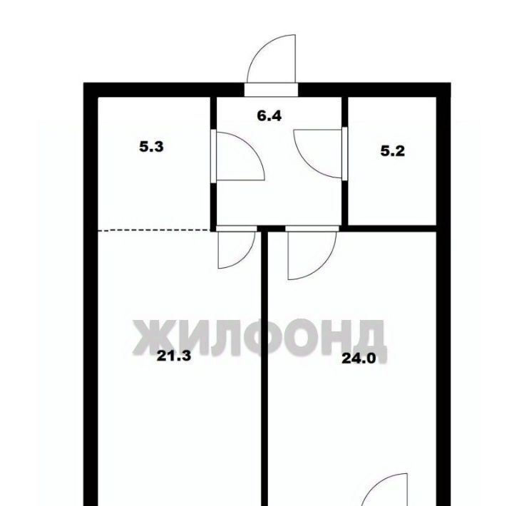 квартира г Новосибирск Октябрьская ул Лескова 29 фото 16