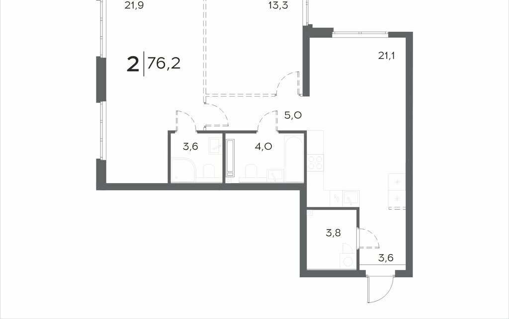 квартира г Пенза р-н Первомайский ул Богданова 39 фото 1
