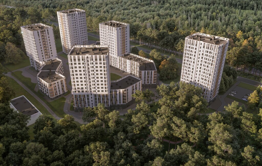 квартира г Пенза р-н Железнодорожный Засурье ЖК по ул. Студёный Кордон ЖК Лес фото 7