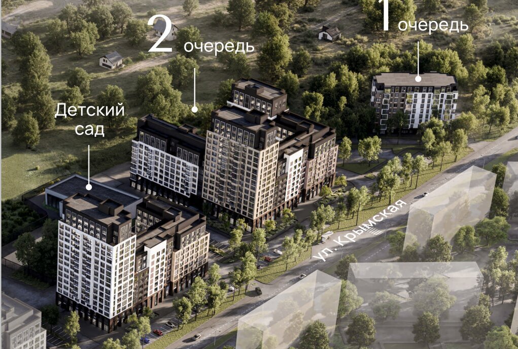 квартира г Курск р-н Центральный ЖК «Парковый квартал «Чувства»» фото 5