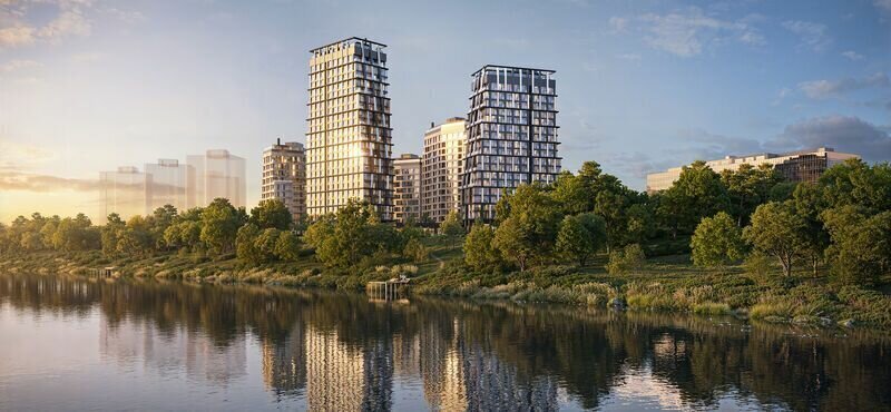 квартира г Москва п Главмосстроя метро Мневники СЗАО Хорошево-Мневники фото 2