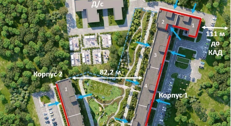 квартира р-н Всеволожский г Кудрово ул Солнечная 10к/1 Улица Дыбенко, Заневское городское поселение фото 7
