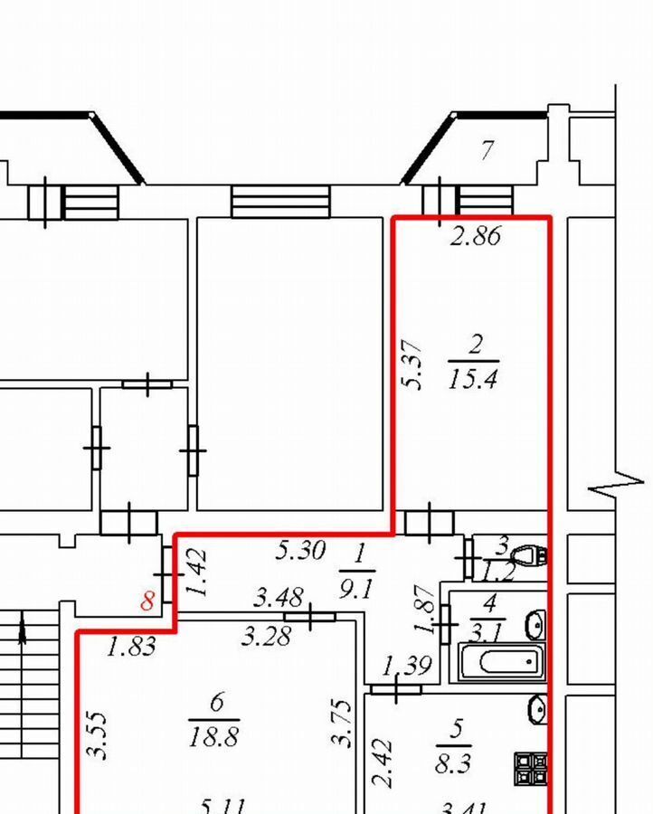 квартира г Ноябрьск ул Магистральная 55б Тюменская обл. фото 1