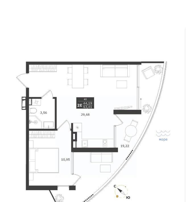 квартира г Алушта с Виноградное ул Сусловой 3 фото 1