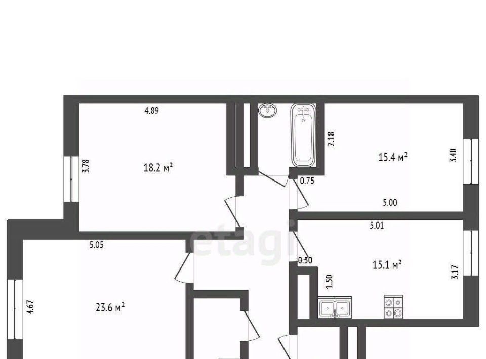 квартира г Красногорск ул Заводская 18к/2 Красногорская фото 2