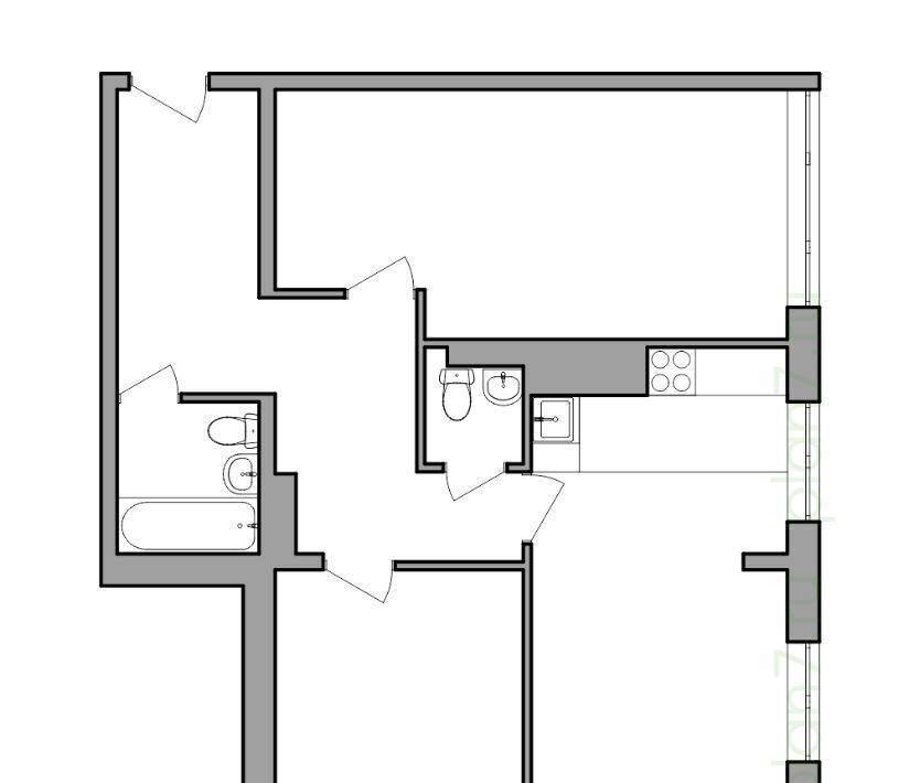квартира г Иркутск р-н Ленинский Ново-Ленино 2 Территория 1-й Ленинский кв-л фото 1