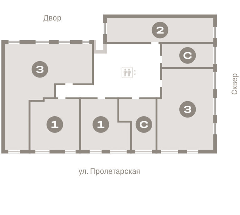 квартира г Курган Центральный ЖК «Дом Кино» фото 2
