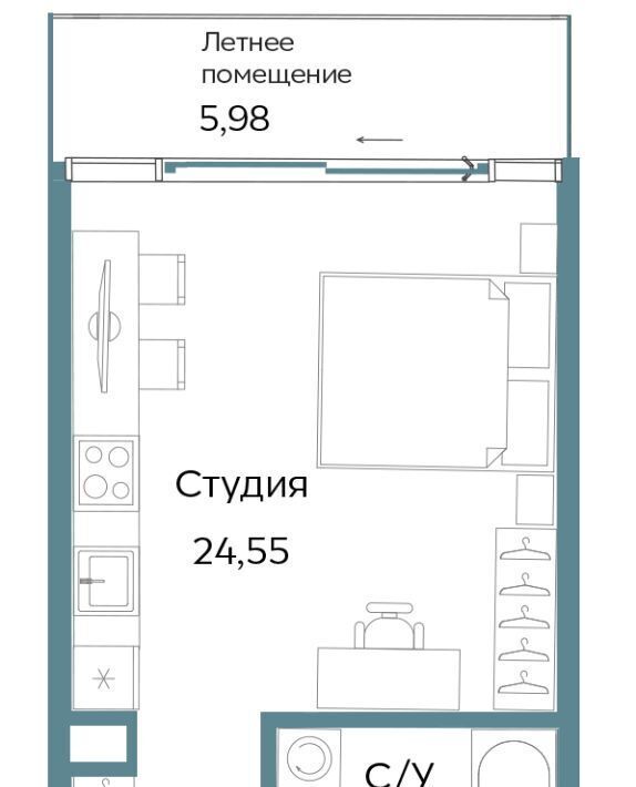 квартира г Саки ул Морская TEMPO фото 1